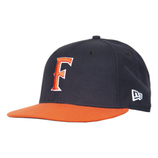 New Era 'F' Cap - Navy/Orange